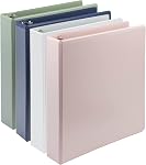 Samsill Reliures durables à base d'usine – 1 1 cm 3 Binder avec bague 225 Capacité de la feuille, Eco Friendly School et fournitures de bureau (4-Pack, C'est vrai.