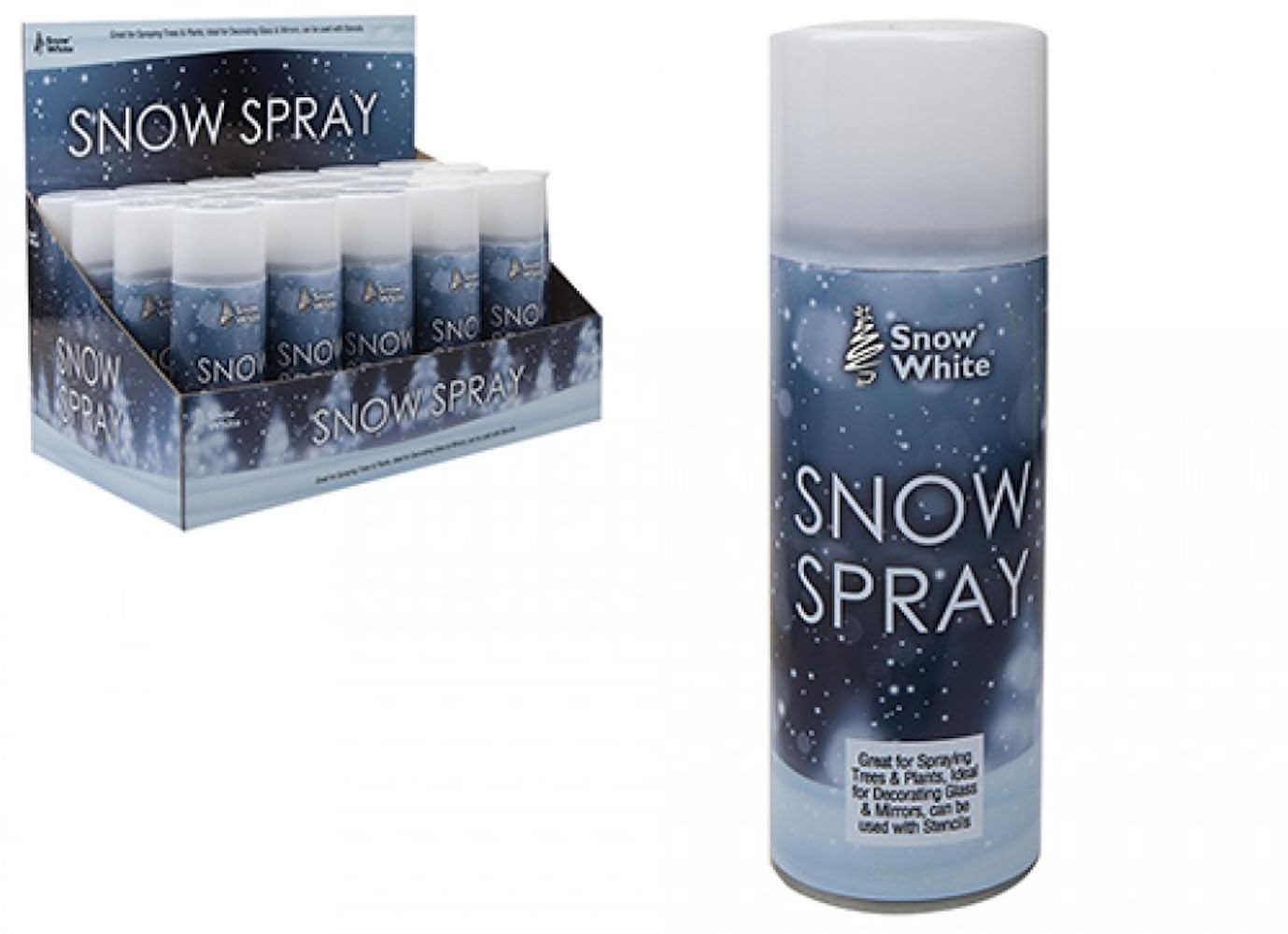 Christmas Snow Spray Decoration - Artificial Craft Snow for Xmas Decor