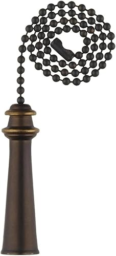 Westinghouse 7721400 Trophy Pull Chain, bronce aceitado, 1 paquete