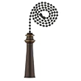 Westinghouse 7721400 Trophy Pull Chain, Oil Rubbed Bronze, 1 Pack
