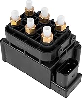 Vista 10 de GELUOXI Compresor de suspensión de aire 949-356 con reemplazo de relé para Jeep Grand Cherokee WK2 2011-2016, RAM 1500 2013-2016 Parte # 68041137AF