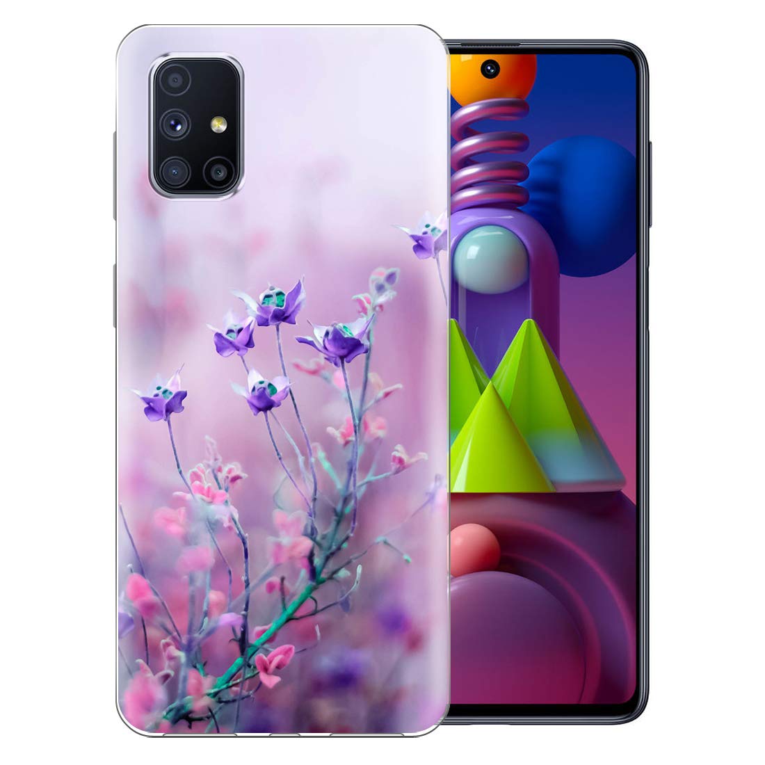 Fashionury Silicone Printed for Samsung Galaxy M51 Designer Flower Multi Colour for Girls & Boys Printed Back Cover for Samsung Galaxy M51 -P285 (B08KF6TG28) Amazon Price History, Amazon Price Tracker