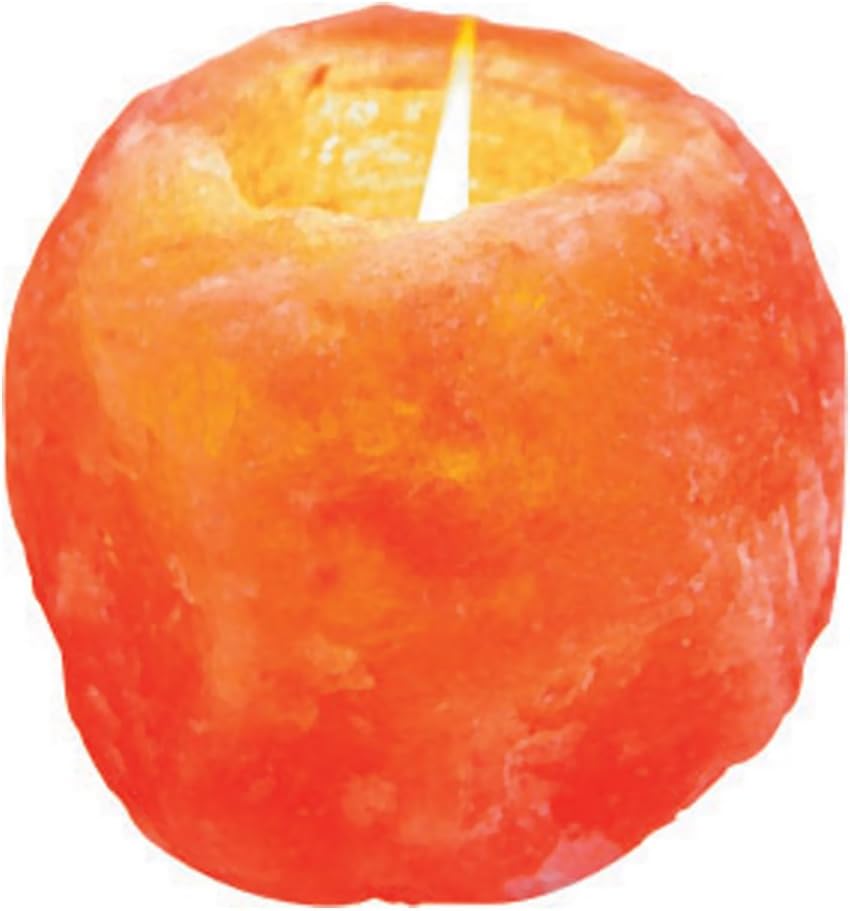 Designed4Life Natural Himalayan Salt Candle Holder Small