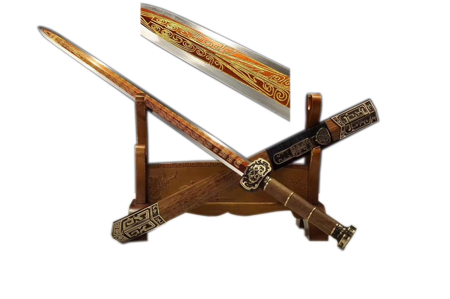 LoongSWORD Chinese Swords,Kwan dao,Guan dao,Handmade High Carbon Steel,kung Fu