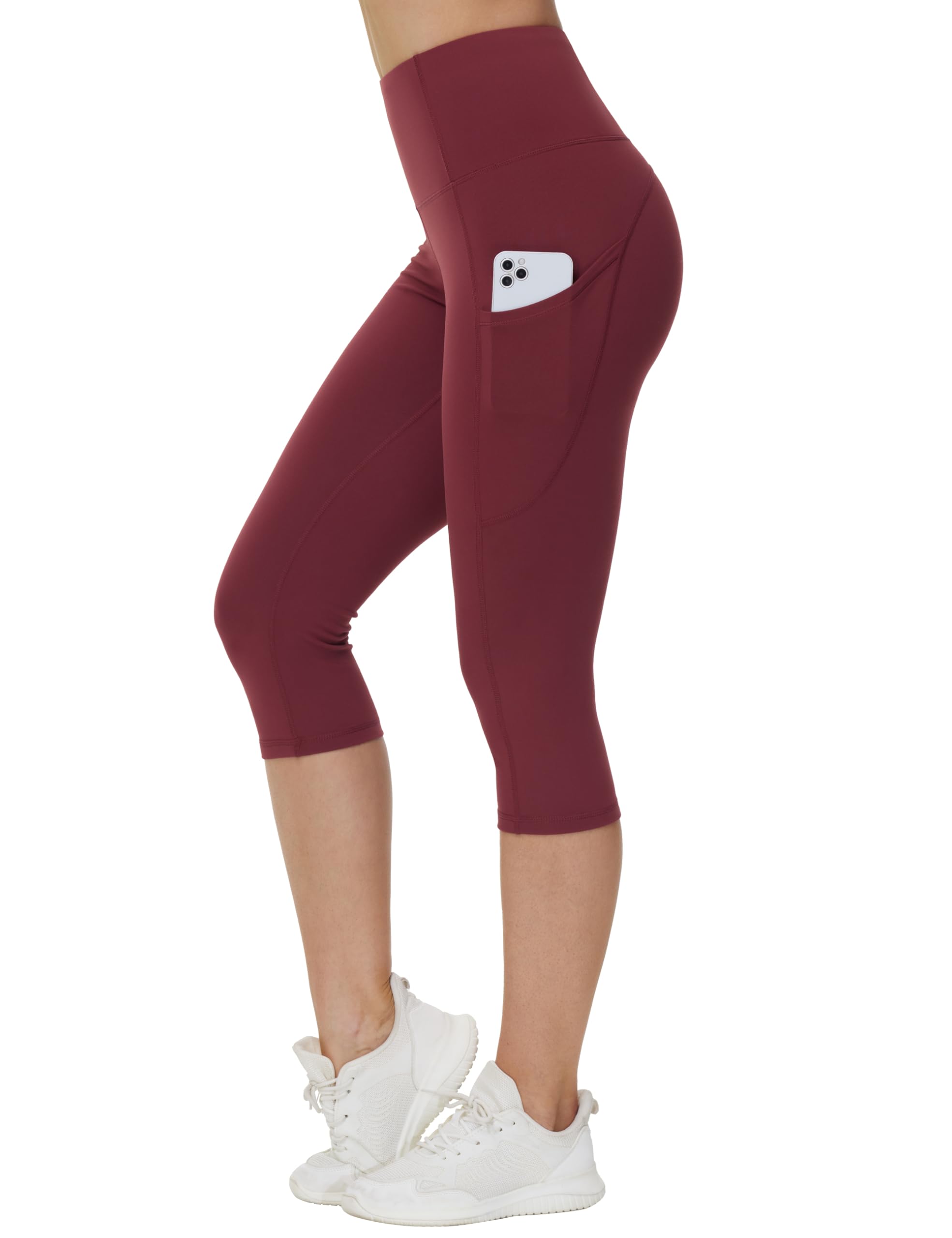 Dragon Fit High Waist Yoga Leggings with 3 Pockets,Tummy Control Workout Running 4 Way Stretch Yoga Pants