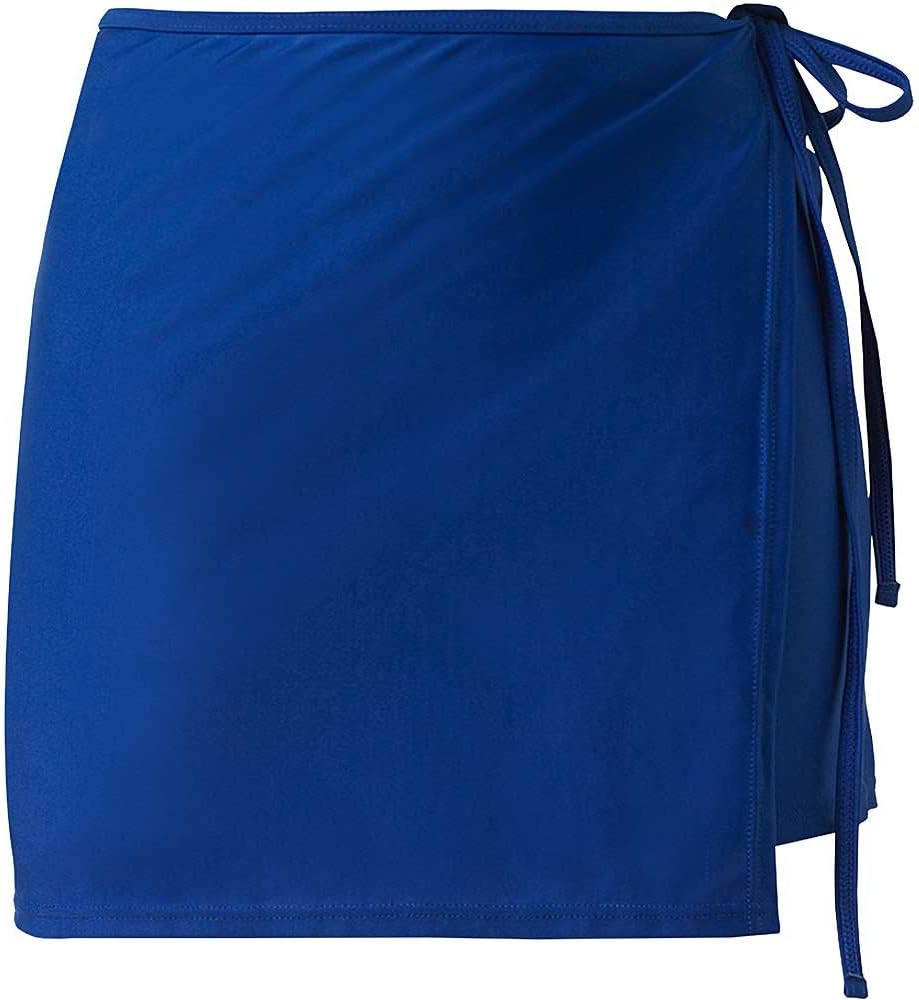 Scuba Women's Mix & Match Plain Swimming Beach Full Wrap Skirt Cover Up UK Seller