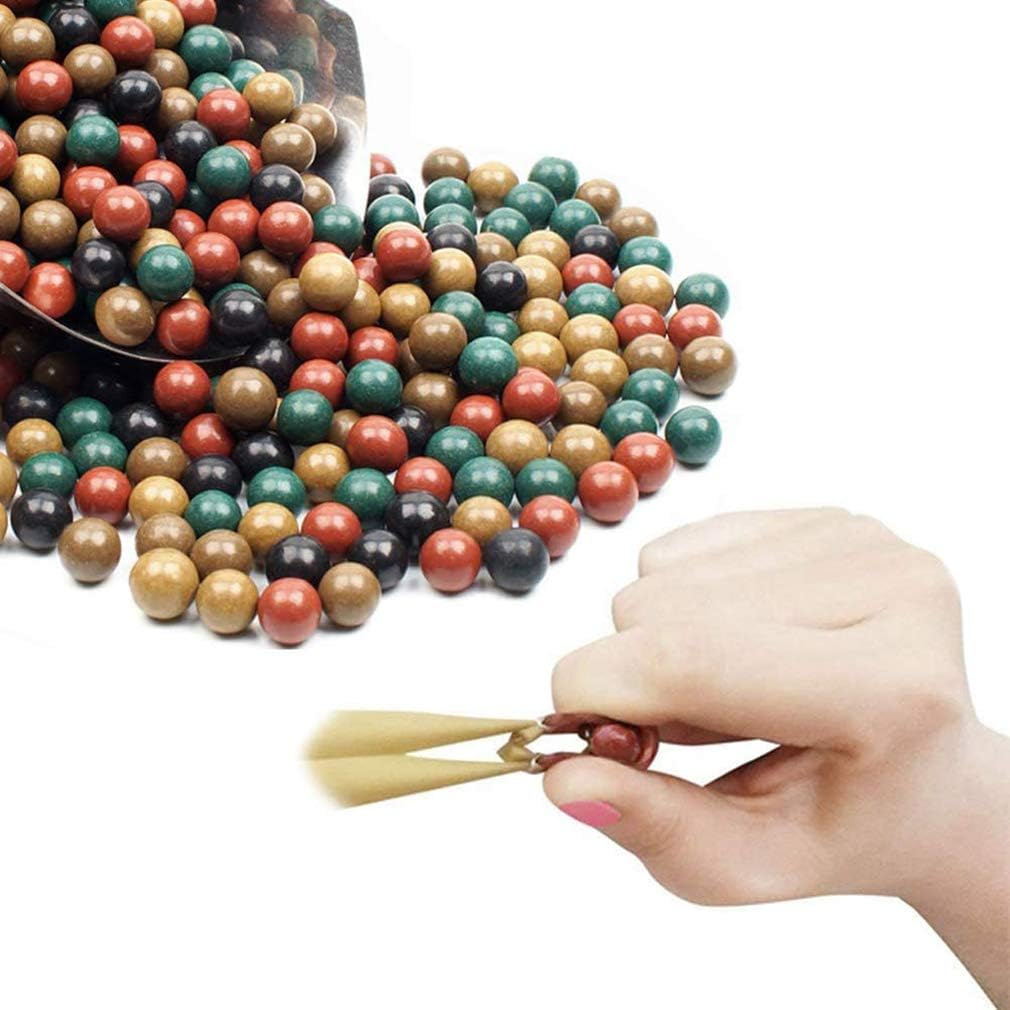 Schleuder 650pcs 10mm Slingshot Ammo Catapult Balls, 3/8″ Biodegradable