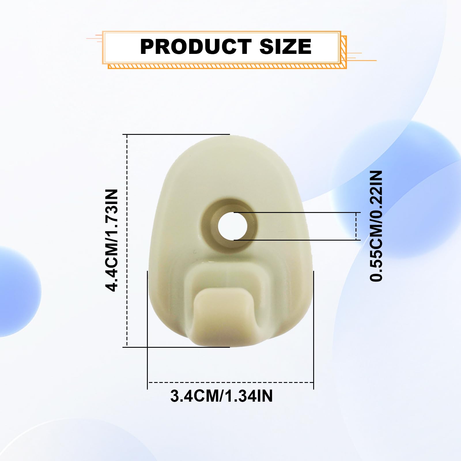 Sun Visor Clips Compatible with Jep Liberty 2005-2012 / D0dge Nitro 2008-2012 Replacement Retainer Sun Visor Retainer Clip (2PCS)