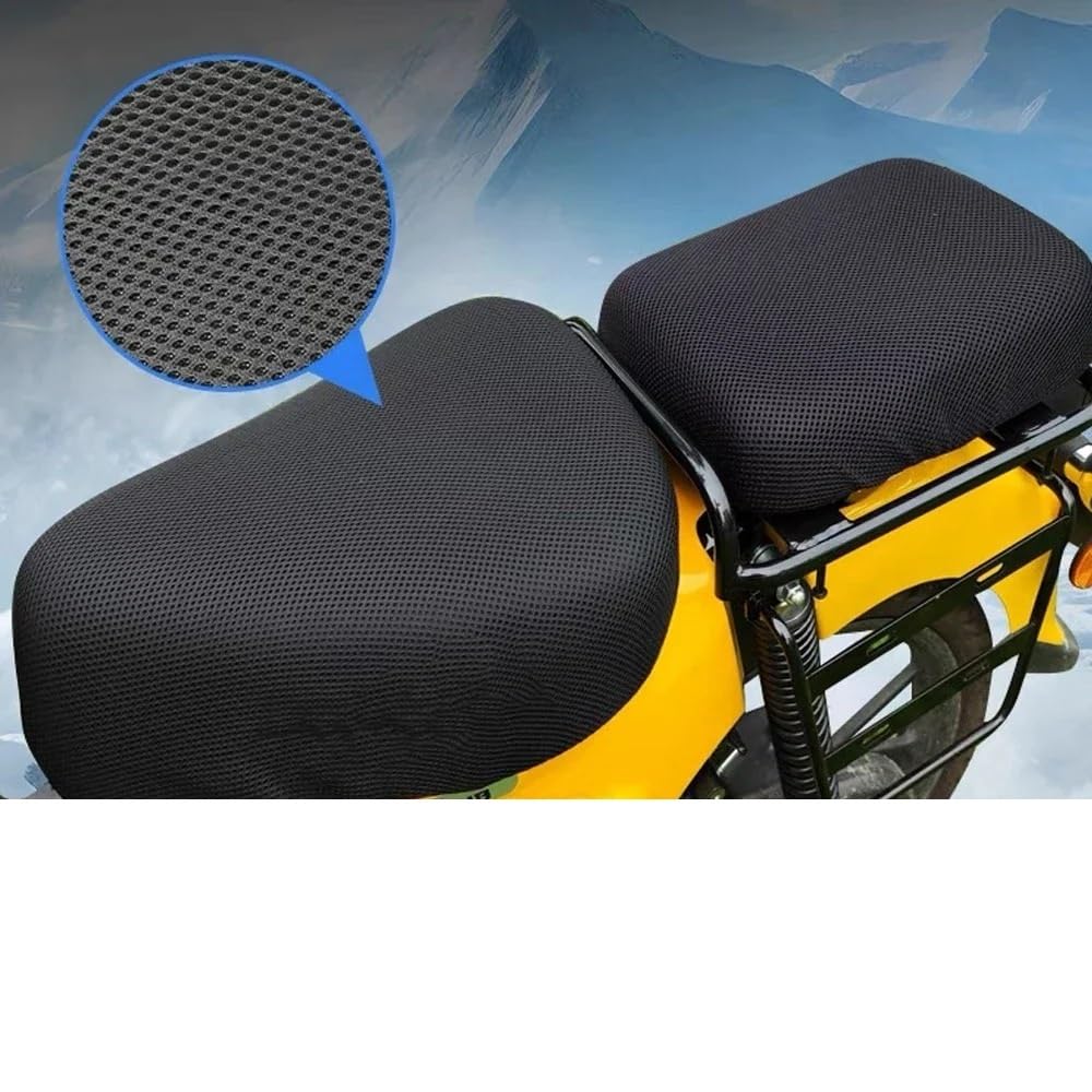 Telo per sella moto pratico Fodera per cuscino per sedile moto per fodera per isolante con protezione in rete per CC110 Protezione per coprisella con