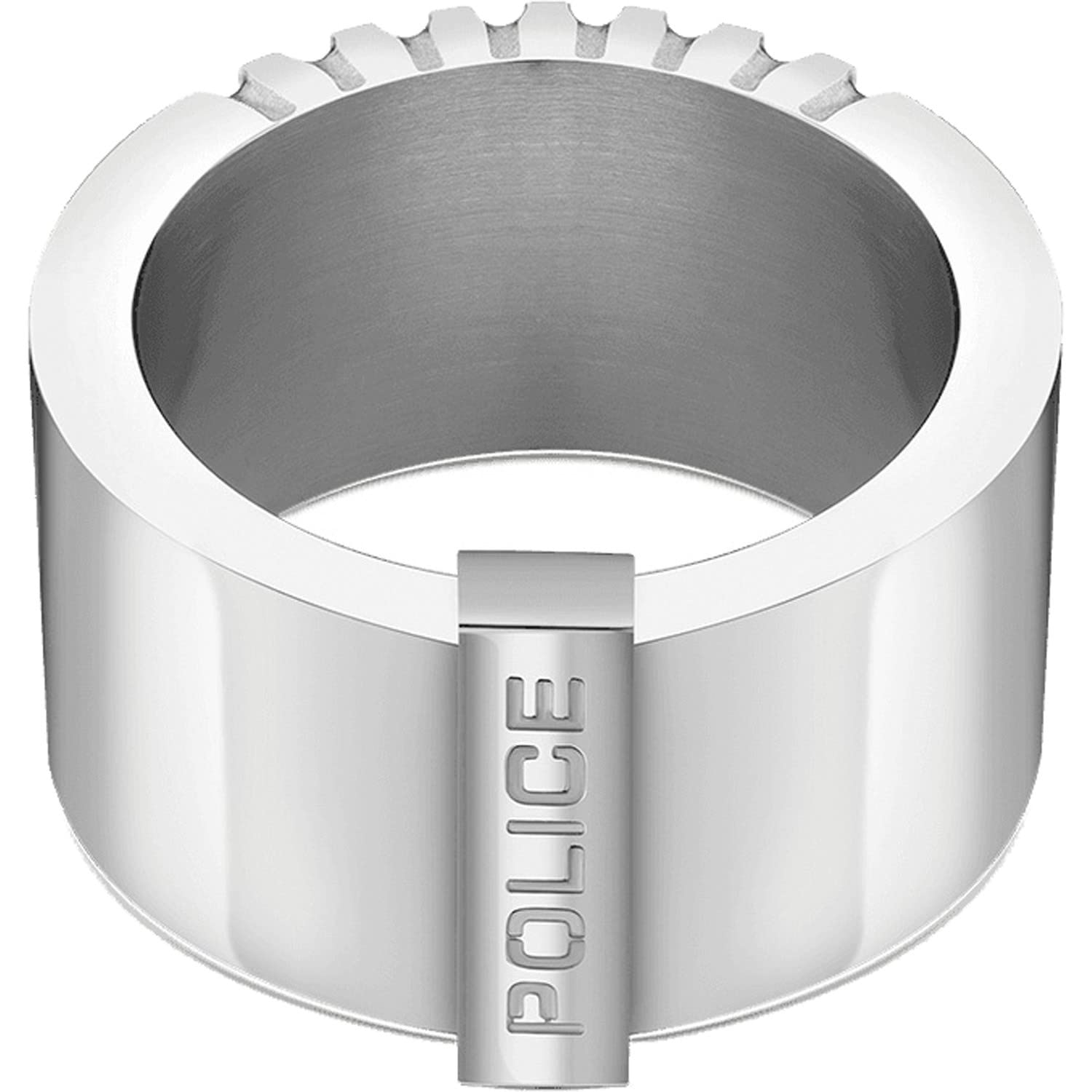 PoliceGear Silver Ring For Men - PEAGF2211512