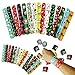 DimiGlobal 45Pcs Christmas Slap Bracelets for Kids Christmas Slap Bracelets Bulk for Boys and Girls holiday Slap Bracelet Party Supplies Favors Classroom Prizes Exchanging Gifts