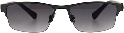 Miniatura 2 de Gafas de sol de lectura progresivas de enfoque múltiple 3 potencias en 1 rectángulo de media llanta