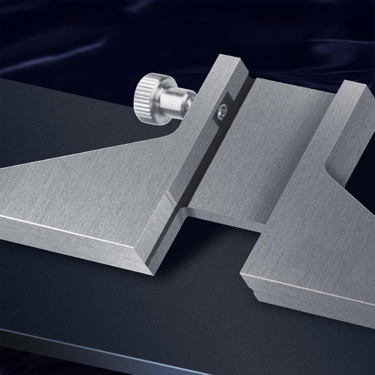 Base de calibre de profundidad accesorio para pies de medición compatible con calibradores Vernier y diales