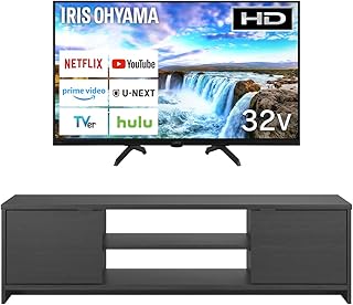 アイリスオーヤマ 新生活セット2点セット Google液晶TV 32インチ+テレビ台 セット革命