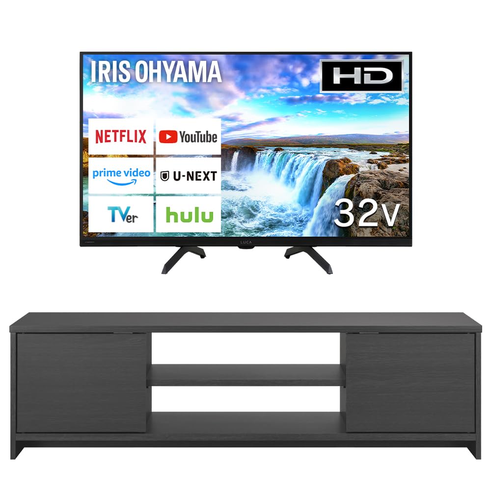 32インチ液晶テレビ　アイリスオーヤマ32V型　　リモコンあり Amazon | アイリスオーヤマ 新生活セット2点セット Google液晶TV 32