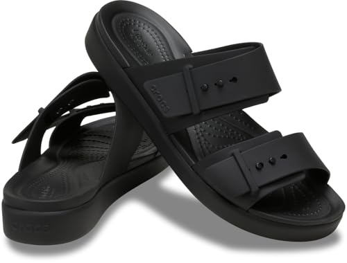 Crocs Store Crocs BROOKLYN Women Sandal Black (UK-5) - Image 5