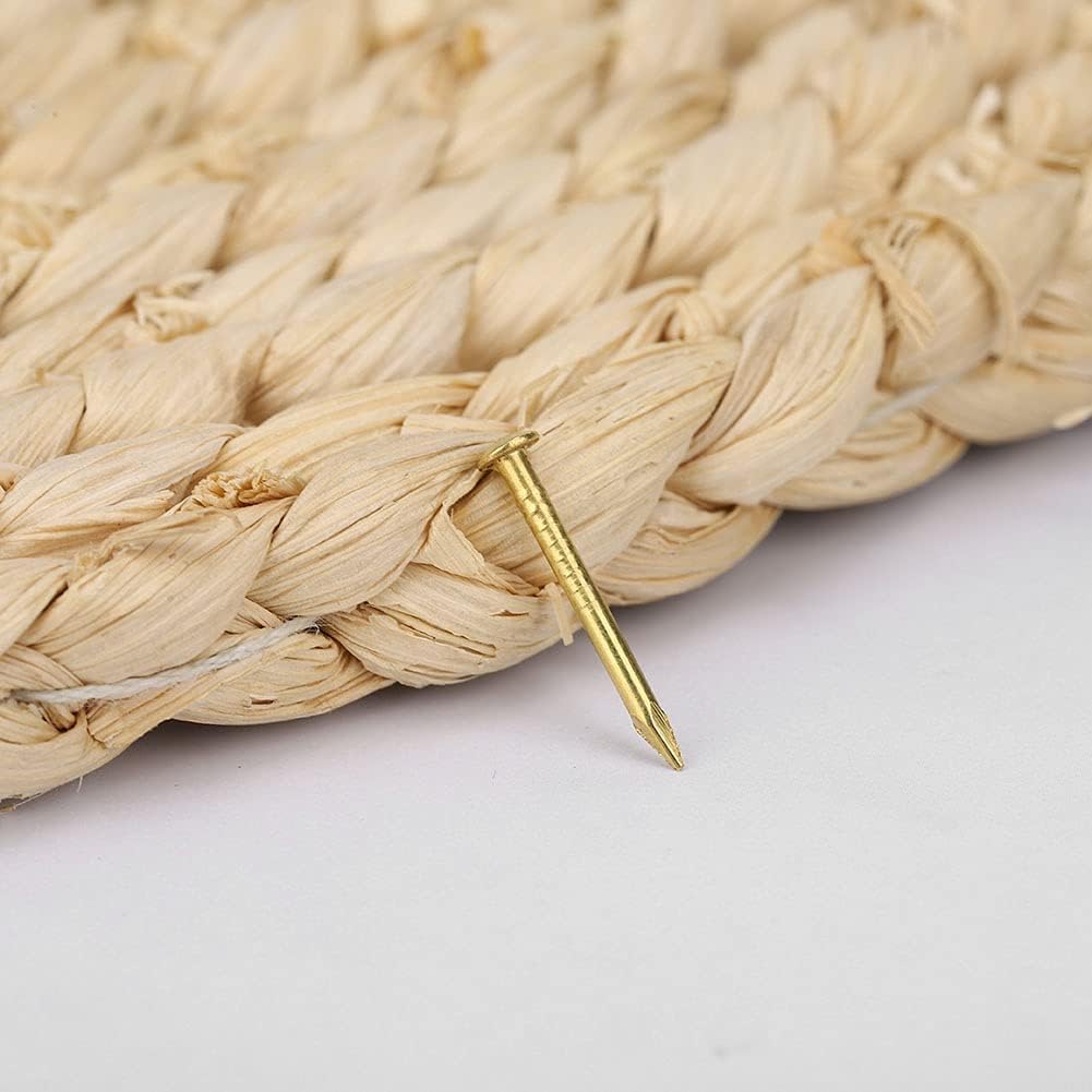 Set di 100 Chiodi Decorativi in Ottone, 18mm, per Legno, Scatole, Foto, Accessori Domestici e Progetti Fai da Te