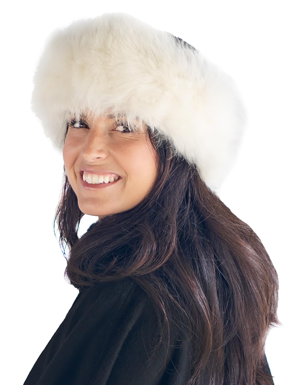 Inca Fashions Luxurious Alpaca Headband - For Ultimate Warmth, Comfort & Style (Black, One Size - 24.5