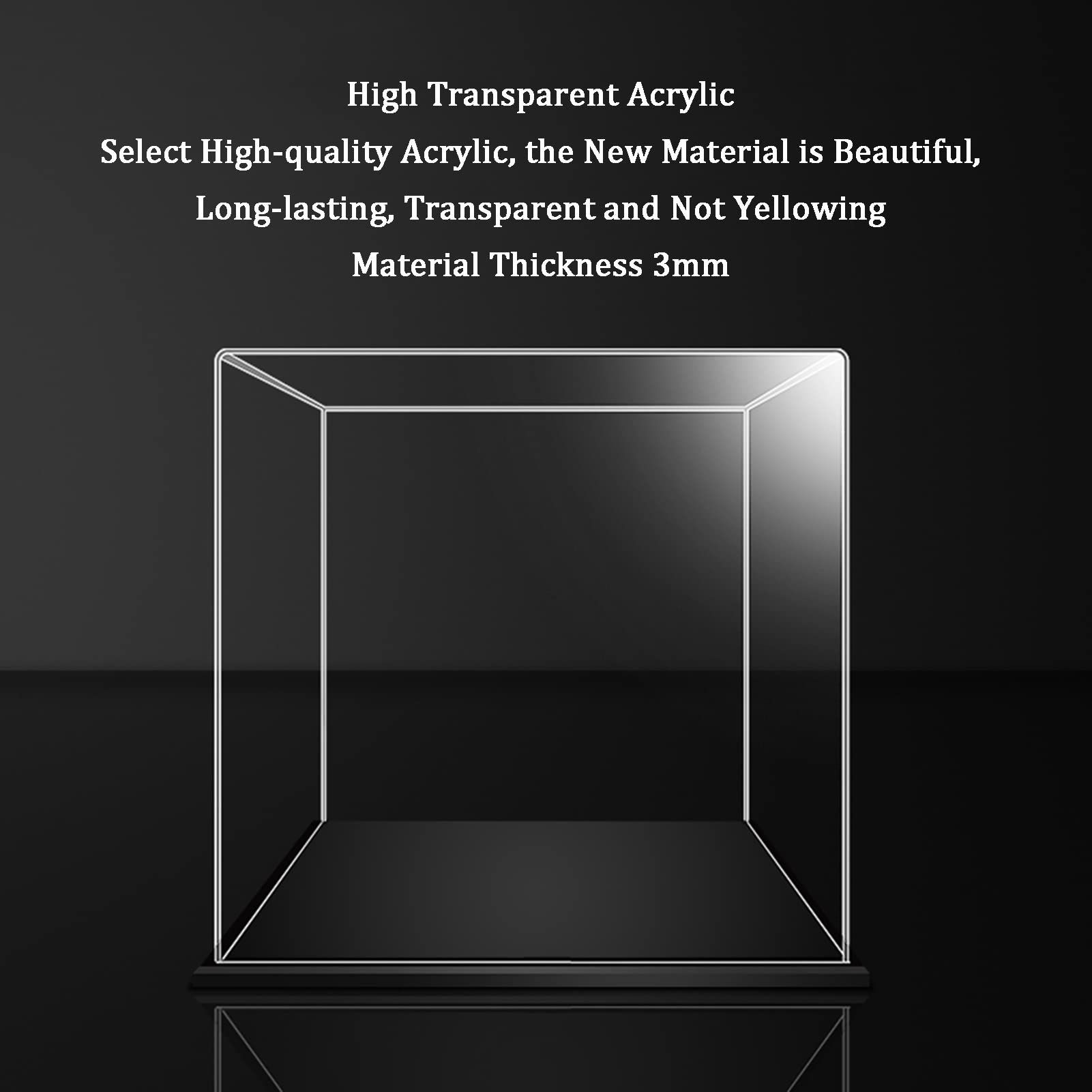 WIGING Vitrine Für Sammlerstücke, Acryl Staubdicht Organizer-Box, Alles In Einem Aufsatzbox Mit Kugelauflage Für Fußball, Basketball, Volleyball ( Color : B )