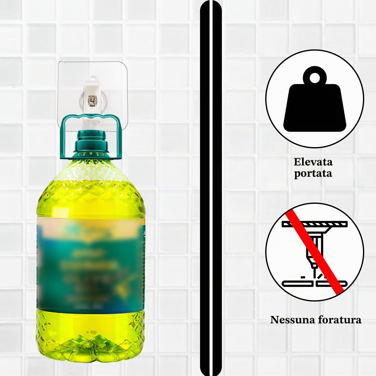 Clip per Tubi 25mm, Morsetto per Tubi Autoadesivi, Morsetto Fissaggio Tubo, Anello per Tubi, Pipe Support, Fascetta Stringitubo Autoadesivi per Tubi Gas, Tubo Acqua, Tubazioni Fissaggio