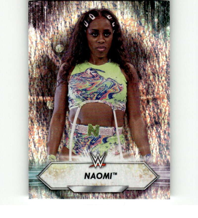 Amazon.com: 2021 Topps WWE Foilboard #121 Naomi Wrestling Trading