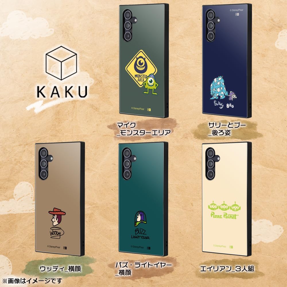 イングレム Inglem Galaxy A54 5G Case, Disney Pixar Character, Shockproof, Cover, KAKU Sally and Boo, Back View