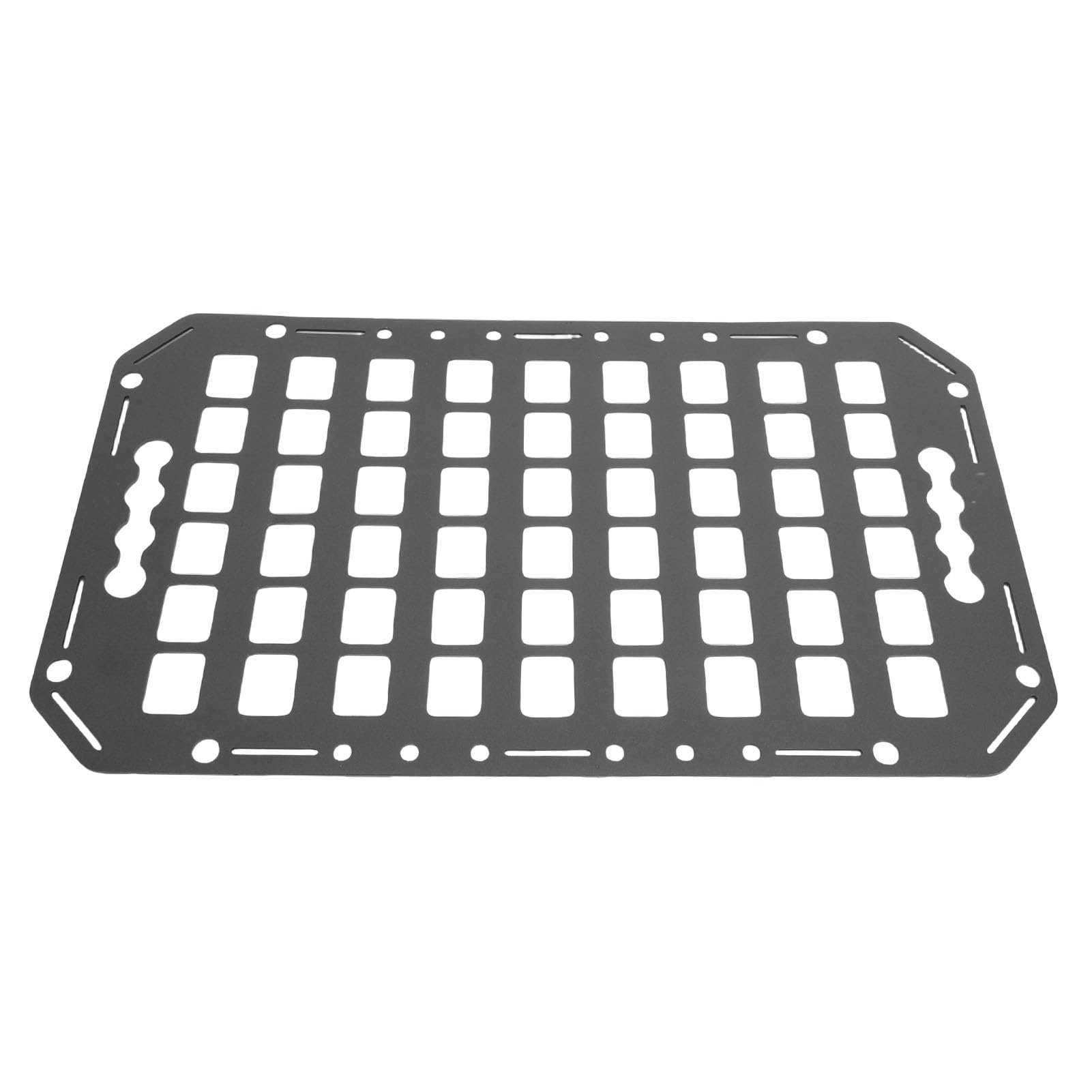 Organizzatore per Pannelli per Pianale di Camion, Pannello Portaoggetti in Metallo e Alluminio con Finitura di Precisione, di Bloccaggio e Fori Multipli per Appendere gli