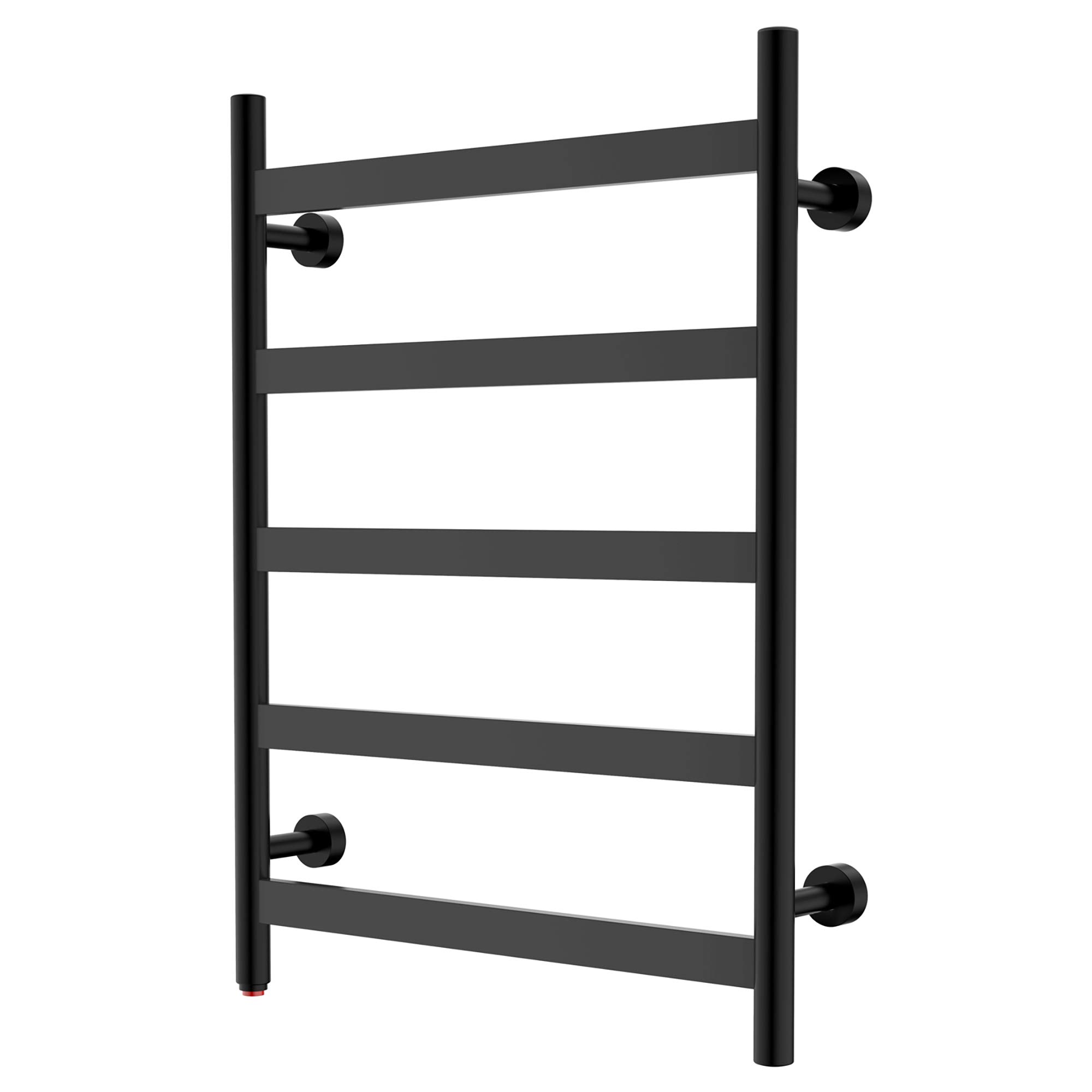 Amazon.com: HEATGENE Towel Warmer 5 Flat Bar Towel Dryer Wall-Mounted  Plug-in Bath Towel Heater - Matte Black : Home u0026 Kitchen