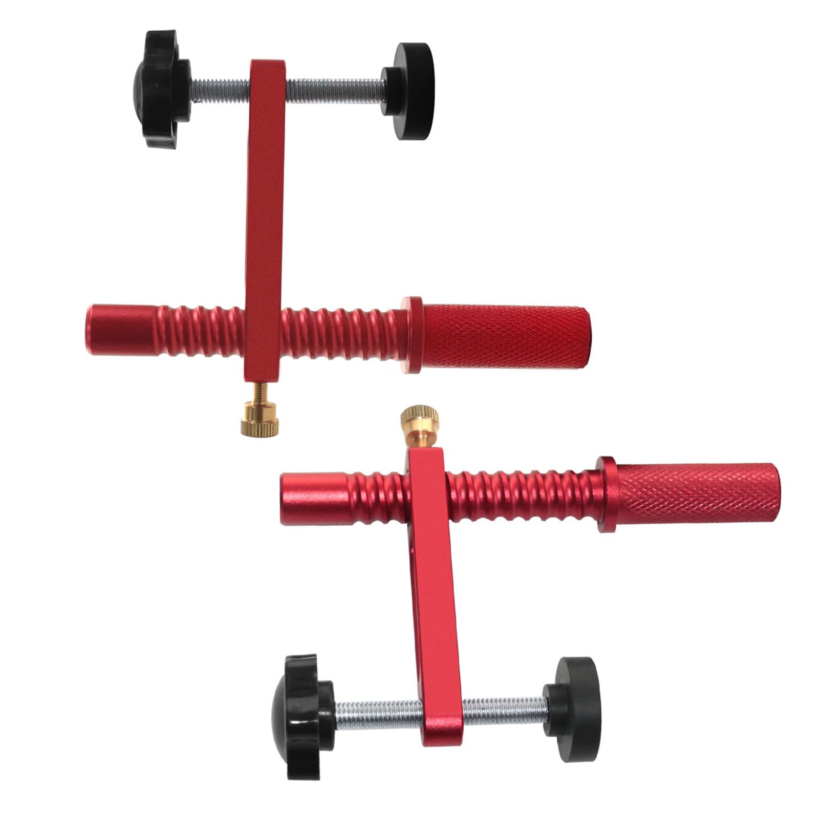 DuBois 4 Morsetti A Vite Per Banco Da Lavoro, 19 Mm, In Acciaio Inox E Ottone, A Basso Profilo, Con Chiave A Cricchetto 8 Mm, Per Falegnameria E Fai Da Te
