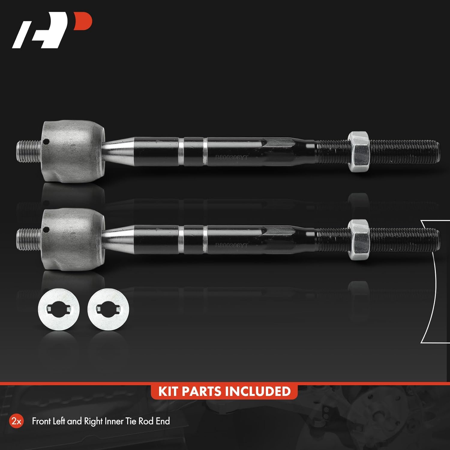A-Premium 2 x Front Inner Tie Rod Ends, Compatible with Toyota Camry 2007 2008 2009 2010 2011, FHEV