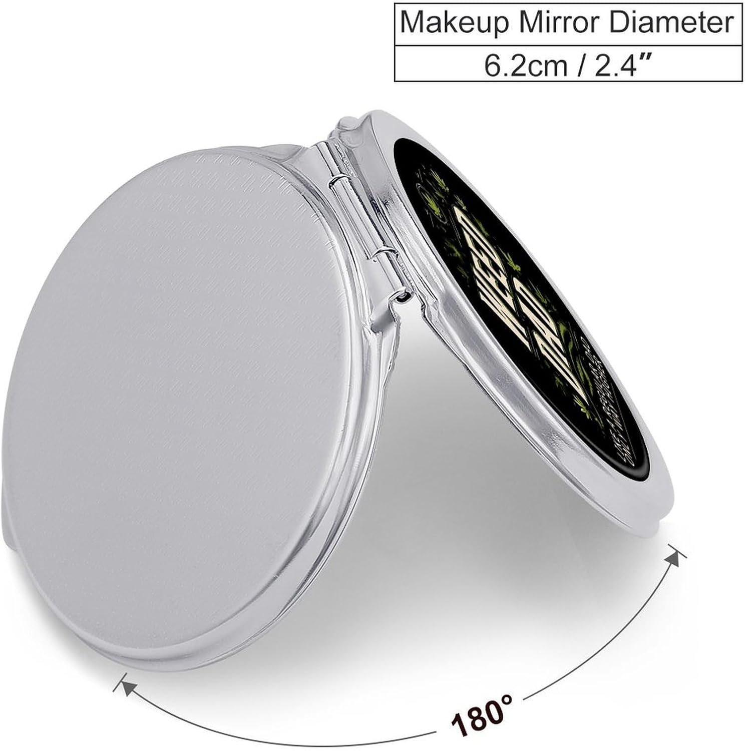 Funny Weed Dad Travel Makeup Mirror Compact Mirrors image 2