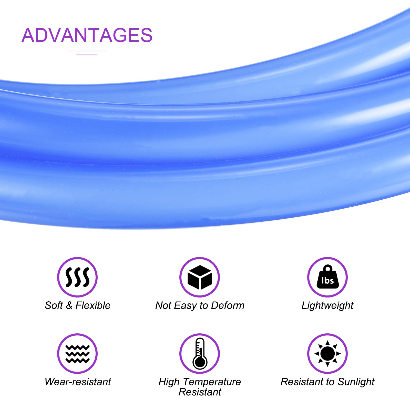 3.3ft Clear Silicone Tubing | 3/16" ID 5/16" OD Flexible Hose For Brewing, Aquariums & Pumps