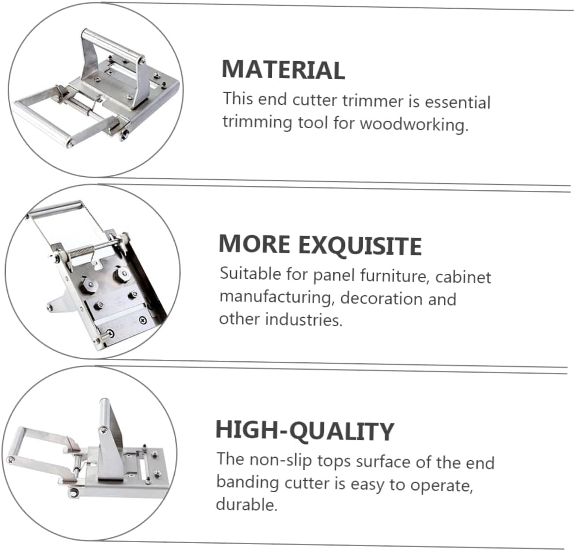 Trimmer Lopper Trim Puller End Tool Stainless Steel Metal