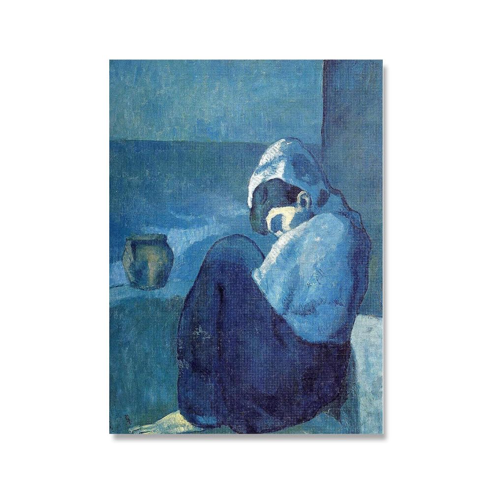 Amazon.co.jp: パブロ・ピカソのポスター《しゃがむ女 1902