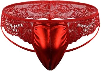 Mens Lace T-back Under Panties Bulge Big Pouch Thongs Briefs Boxers T String Girly Lingerie Underwear