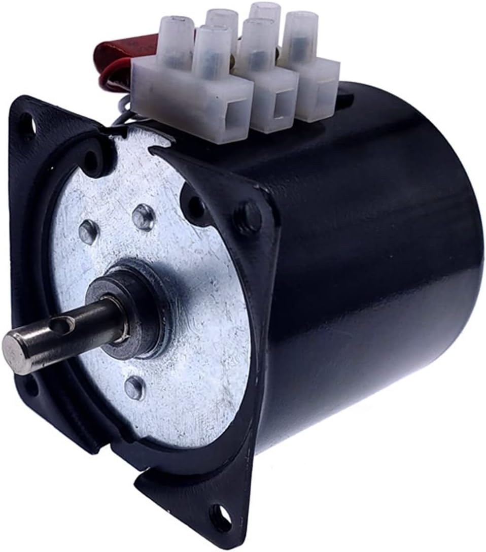 LESANGBAIHUODIAN Fit for Mini Permanent Magnetic Synchronism Motor 220V AC 28W Micro Gear Motor 50Hz Synchronous Low Speed Reversible(50rpm)