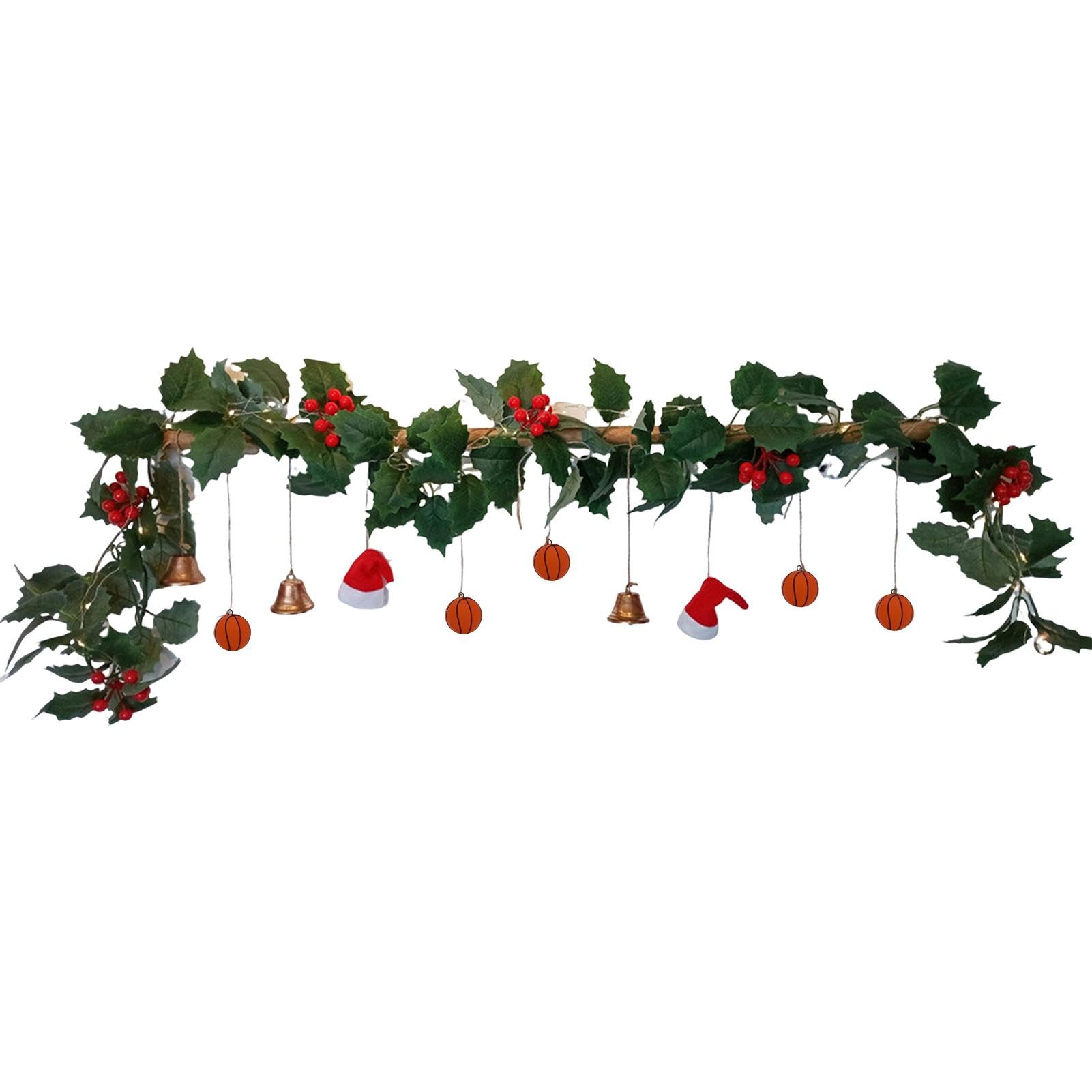 Guirlande verte de Noël artificielle pour une décoration sans entretien