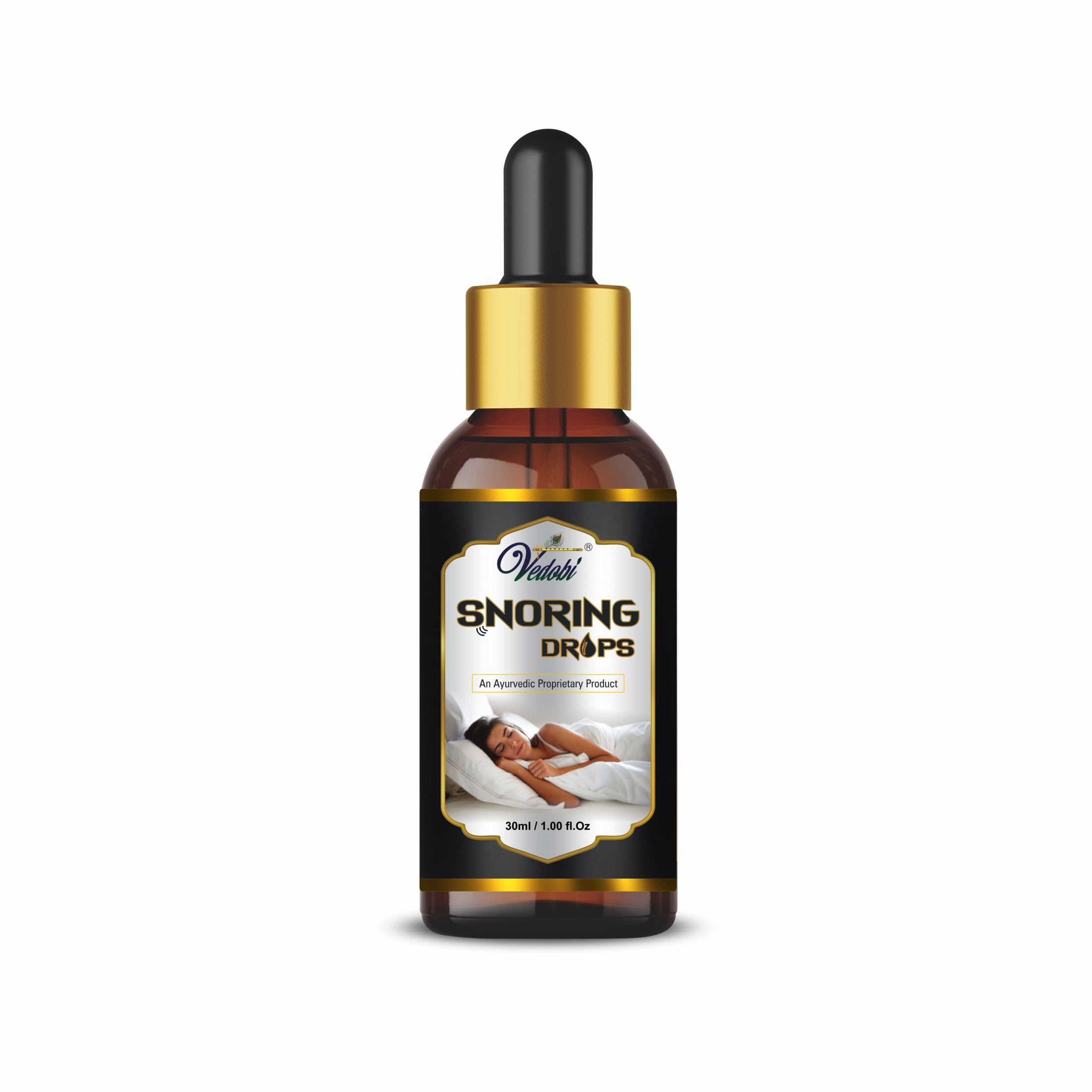 Vedobi Snoring Drops for men women (Oil-Based) | 30 ml | Ayurvedic medicine for snoring stopper | No side Effect