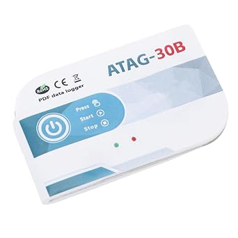 Wireless Temperature Data Logger, PDF Thermometer Recorder, Monitoring Tracker with 180 Days Reusable, Ideal for Cold Chain, Warehouse & Greenhouse Storage