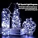GDEALER 4 Pack Fairy Lights Christmas Decor 16.4 Ft 50 Led Battery Operated with Remote Waterproof 8 Modes Twinkle Firefly String Lights for Party Bedroom Wedding Decorations - White