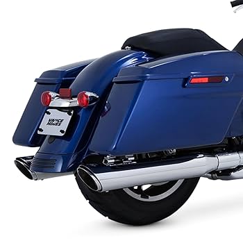 Amazon.com: Vance and Hines 16672 Twin Slash Round 4in