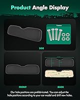 Vista 3 de SCITOO Conjunto de respaldo de asiento delantero para carrito de golf EZGO TXT 1994-2013, cojines de repuesto estilo fábrica, color negro