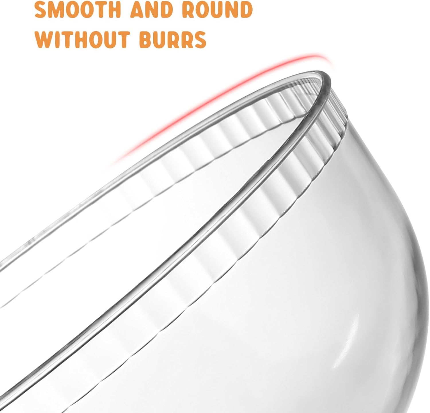 HEMOTON Clear Cake Dome Cover with Knob Round Plastic Cake Stand Cover Clear Cloche Bell Cover Lid for Freshness and Display 10 inch Diameter