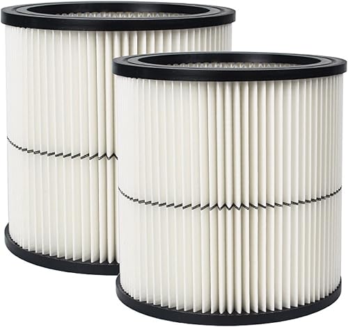 Filtro de vacío 17884 para Craftsman 9-17884 17920 17921 17922 17923 17929 17935 17937 Cartucho Shop Vac Filter, compatible con aspiradoras grandes