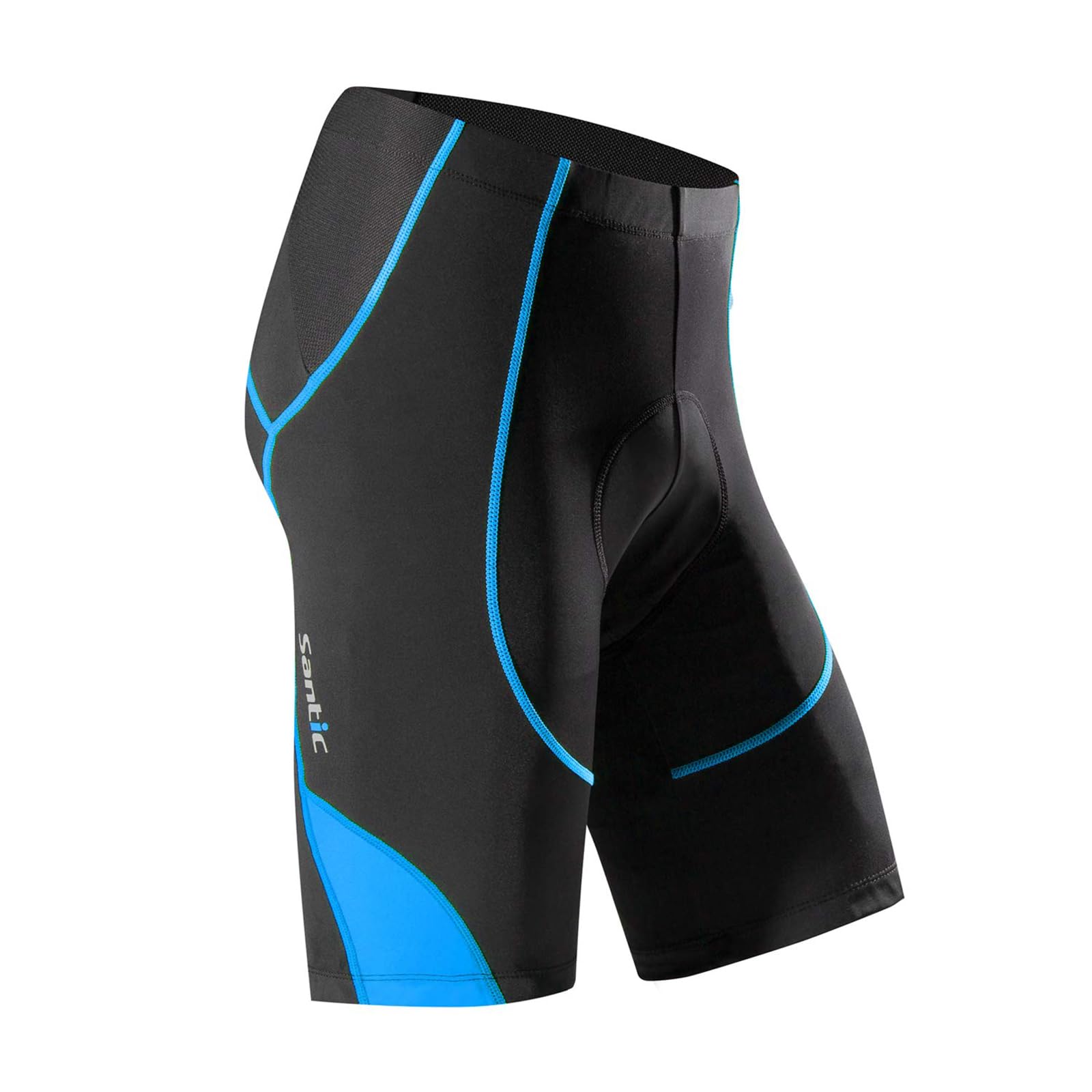 Santic Men's Eu Size/Blue Cycling Shorts Padded Cycle Shorts Road Bike Shorts With Pad Cycling Clothing For Eu Xxl