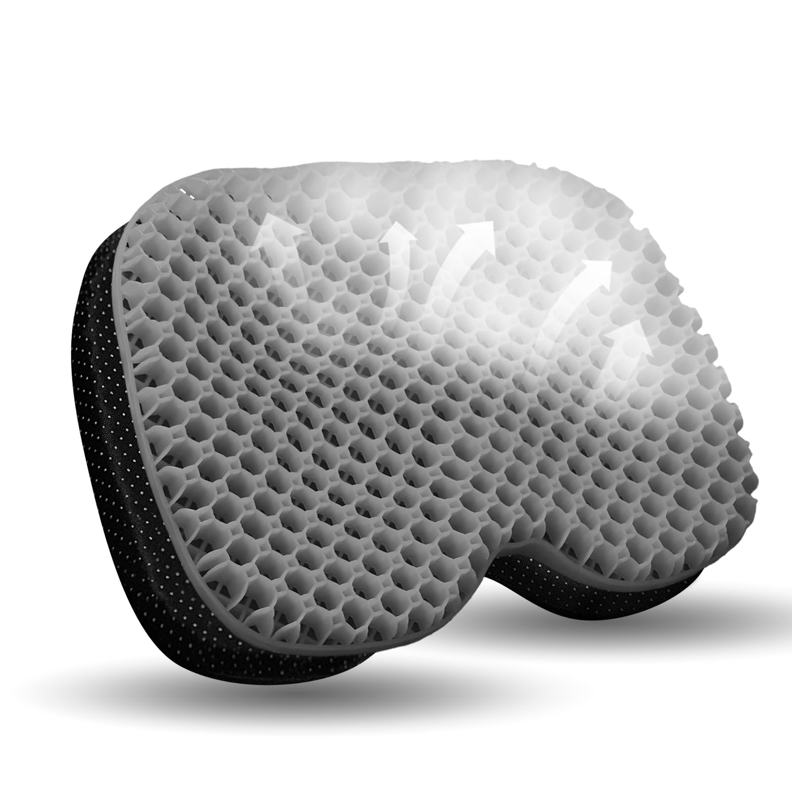 NEW-Vi Anti-Slip Kayak Seat Cushion - Waterproof Thicken Gel Boat Kayak Canoe Rowing Stadium Pad for Sit in Kayak Chair Kayak Accessories Equipment Gear for Fishing Kayak