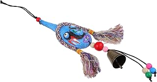 ifundom Sinos De Vento De Madeira Pintados À Mão Sinos De Vento De Madeira Para Fora Sinos De Vento De Metal Decoração De Música Jardim Carrilhão Decorações Pássaro Carrilhão De Vento