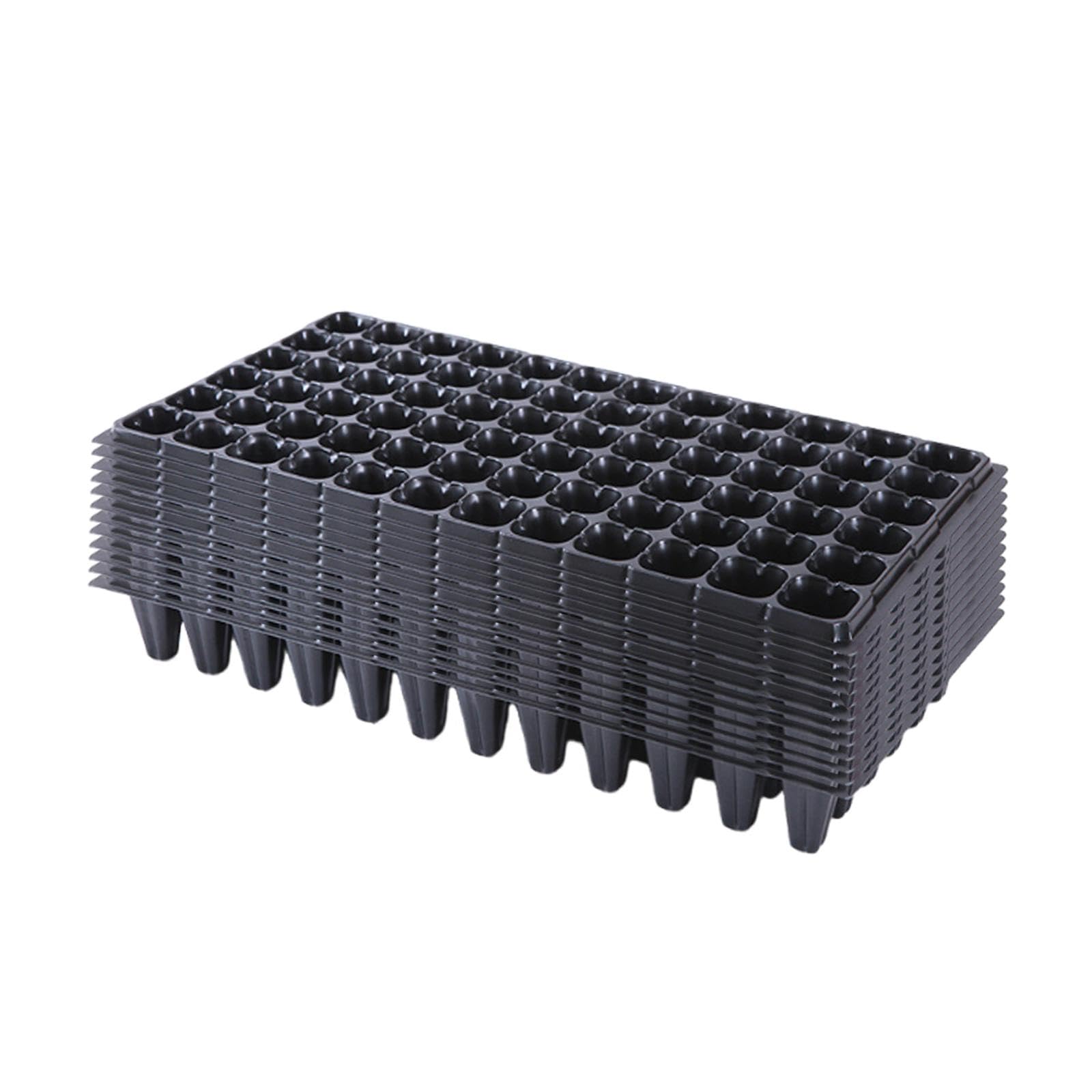 F Fityle 12 bandejas para plántulas de con Orificio de Drenaje, Multiusos, para Cultivo de microvegetales, Frutas de Granja y Interior, 72 Celdas
