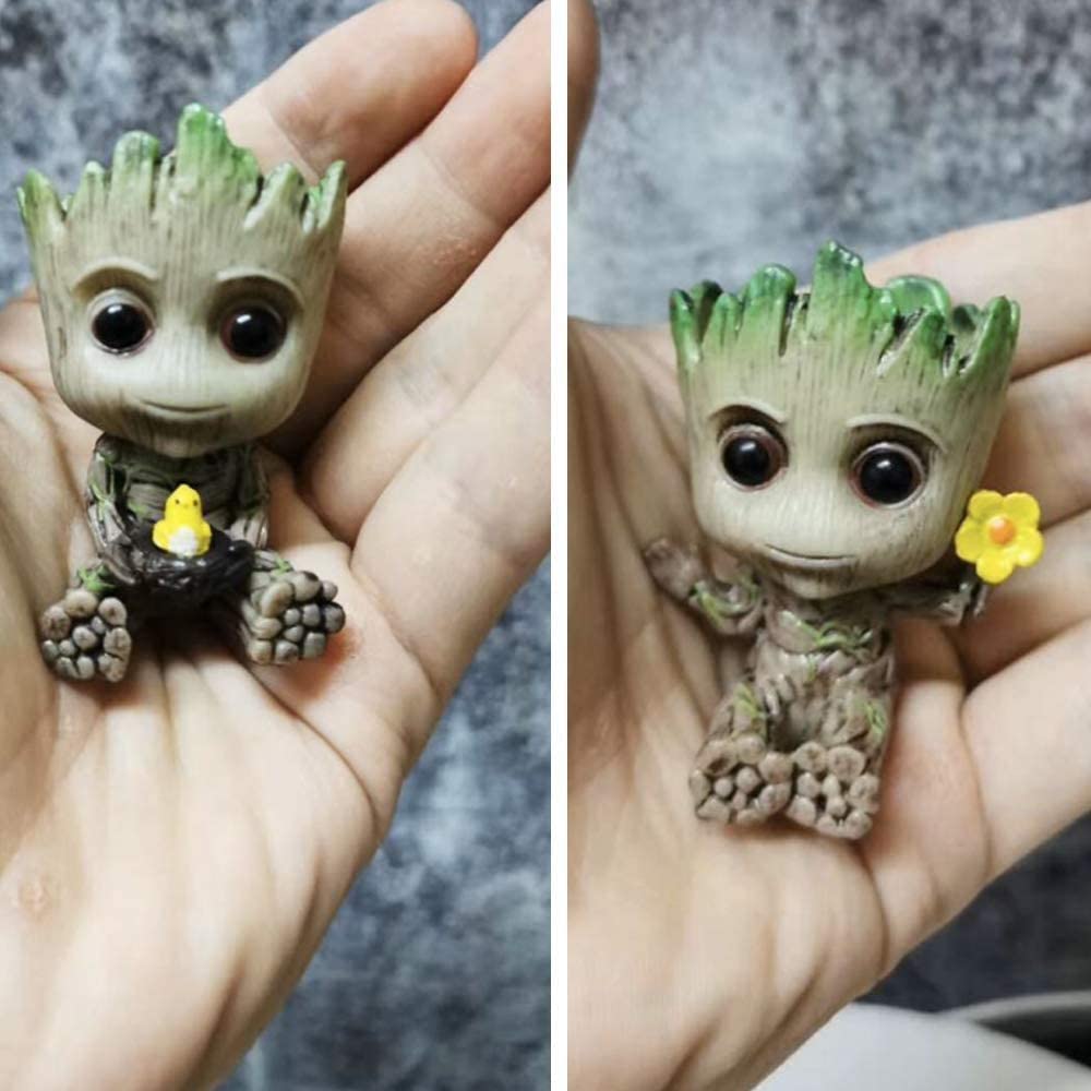 Amazon.co.jp: ベビーグルート鉢植え,鉢植え ペン立て ガーディアンズ