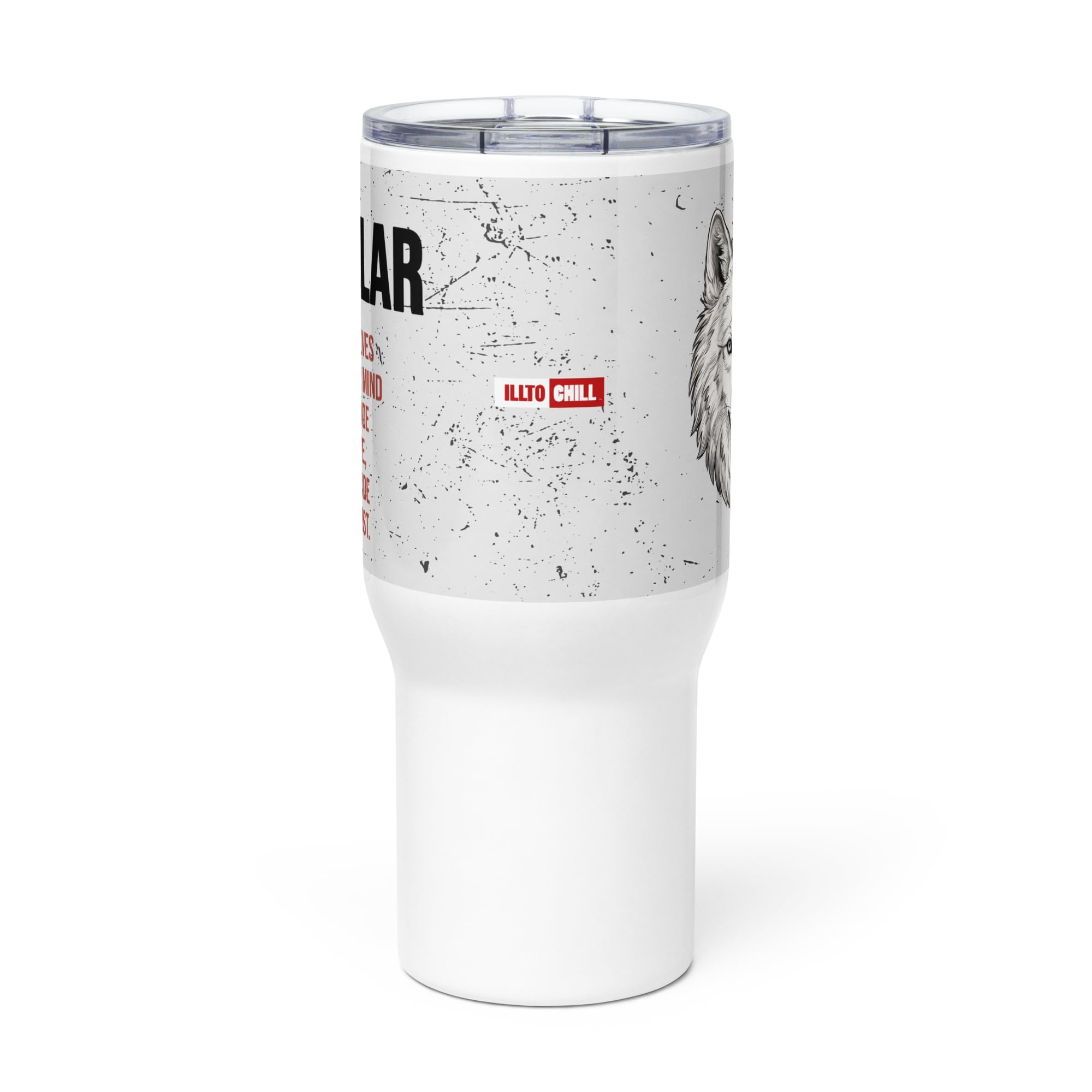 Taza de Viaje Trastorno Bipolar con Asa, Regalo para Adultos Bipolares
